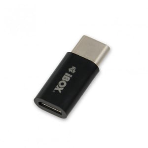 iBox IAMCS2 adapter för USB-C- till micro-USB-kablar, svart