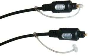 Schwaiger LWL2150 533 InfiniBand / Fiber Optic Cable, 1.5 m, Toslink, Black
