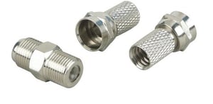 Schwaiger KVBS70 531 Coaxial Plug, 3-pack