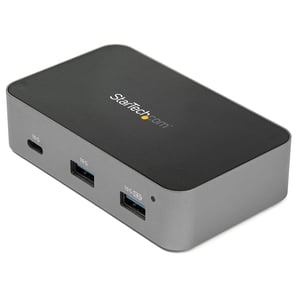 StarTech HB31C2A1CGS USB 3.2 Gen 2 (3.1 Gen 2) Type-C-hubbar och koncentratorer 10 000 Mbit/s Svart, Grå