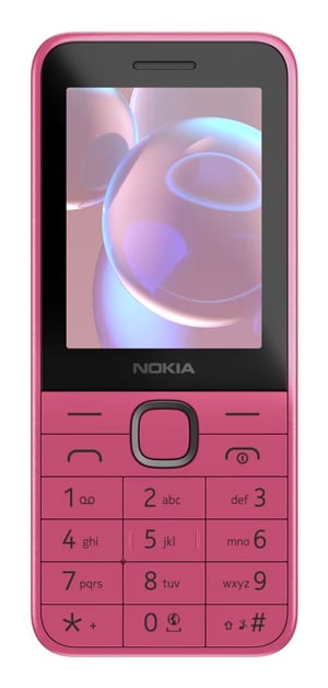 Nokia 225 4G (2024) 6,1 cm (2.4") Różowy Telefon funkcjonalny
