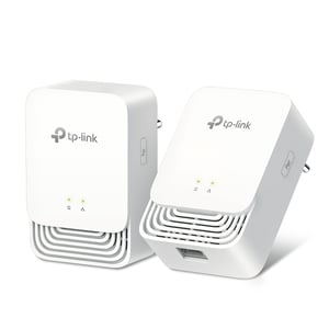 TP-Link PG1200 KIT Nätverkskort för PowerLine 607 Mbit/s Trådbundet LAN Vitt 2 st.
