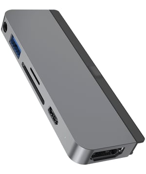 HYPER HD319B USB 3.2 Gen 1 (3.1 Gen 1) Type-C Szary