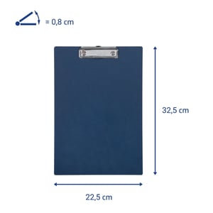 MAUL 2381837 podkładka Karton, Papier Niebieski