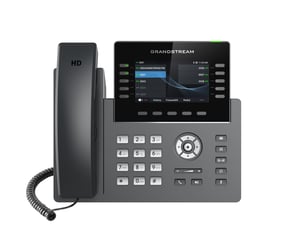 Grandstream Networks GRP2615 telefon VoIP Czarny, Szary 10 linii TFT Wi-Fi