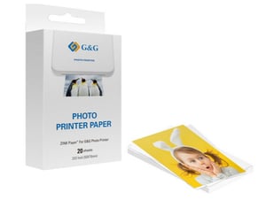 G&G GG-ZP023-20 papier fotograficzny Biały