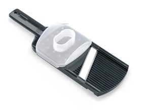 GEFU TALIO Manual Slicer, Black, White Ceramic, ABS Plastic