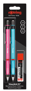 Rotring Visuclick 0.7 mm HB mechanical pencil, 2-pack