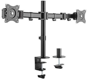 eSTUFF GLB227001 Monitor Mount / Stand, 81.3 cm (32"), Desk, Black