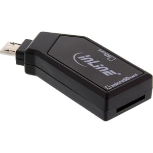 InLine 66778 czytnik kart Micro-USB Czarny
