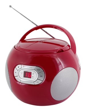 Soundmaster SCD2120 Röd bärbar CD-spelare