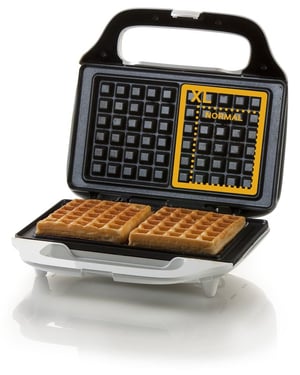 Domo DO9133W våffeljärn för 2 våfflor, 900 W, vit