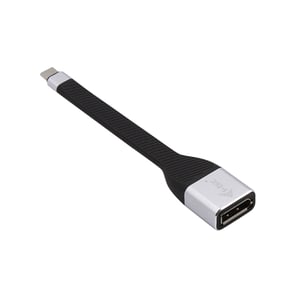 i-tec C31FLATDP60HZ Kabeladapter 0,11 m USB Typ C – DisplayPort, schwarz
