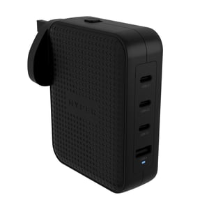 HYPER HJ1001BKWWGL ładowarka do urządzeń przenośnych Kontroler do gier, Telefon komórkowy, Netbook, Laptop, Smartfon, Tablet Czarny Prąd przemienny Szybkie ładowanie Wewnętrzna