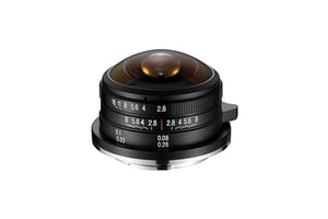 Laowa 4mm f/2.8 Fisheye MFT Szeroki obiektyw rybie oko Czarny