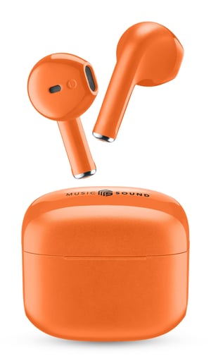 Music Sound Swag True Wireless Stereo (TWS) In-Ear-Kopfhörer Bluetooth-Verbindung/Musik Orange