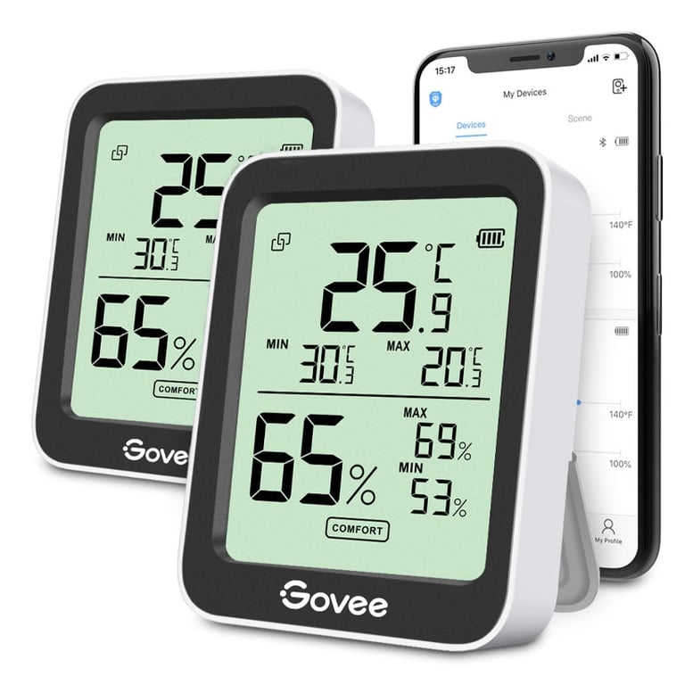 Govee H5075 Wewnętrzna Czujnik temperatury i wilgotności Wolnostojący Bezprzewodowy