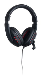 Connect IT GH1000 Wired Gaming Headset with Headband, Black