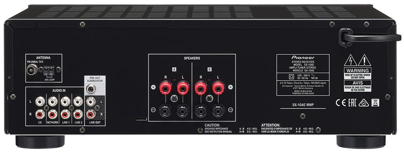 Pioneer SX-10AE 45 W 4.1 kan. Stereo Czarny