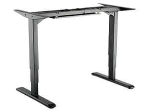 Equip 650805 Stativram för skrivbord, eldrift, 2 x ben, svart
