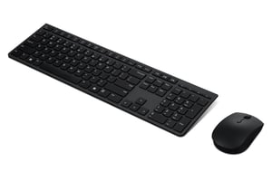 Lenovo 4X31K03931 klawiatura Dołączona myszka RF Wireless + Bluetooth US English Czarny