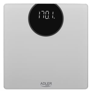 Adler AD 8175 Square Silver Electronic Personal Scale