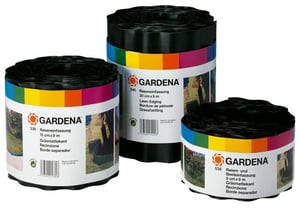 Gardena 530-20 Gartenrandstreifen Garten-Randstreifenrolle Kunststoff Schwarz