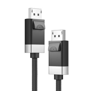 ALOGIC FUDP2-SGR DisplayPort-kabel 2 m Grå, Svart