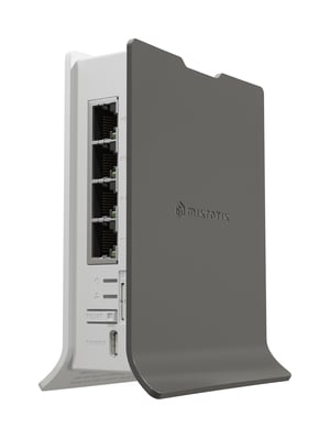 Mikrotik hAP ax lite LTE6 Wireless Router, Gigabit Ethernet, Single Band (2.4 GHz), Gray, White