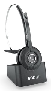 Snom A190 Headset, kabellos, Kopfbügel, Büro/Callcenter, schwarz