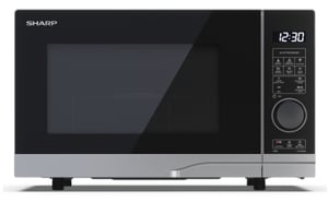 Sharp YC-PG204AE-S kuchenka mikrofalowa Srebrny Kuchenka mikrofalowa kombinowana Blat 20 l 700 W