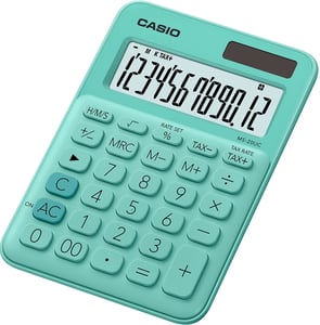 Casio MS-20UC-GN kalkulator Desktop Podstawowy kalkulator Zielony