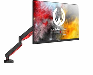 iiyama DSG3001C-R1 Halterung / Ständer für 76,2 cm (30") Monitore, Schreibtisch, Schwarz, Rot