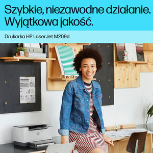 HP LaserJet M209d Czerń i biel Drukarka, Druk dwustronny