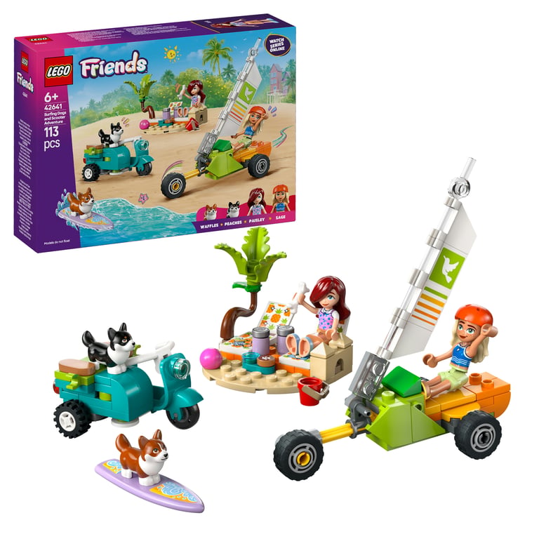 LEGO Friends Przygoda z surfującymi psami i skuterem