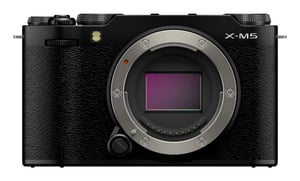 Fujifilm X-M5 Gehäuse der spiegellosen Kamera mit 26,1 MP, X-Trans CMOS 4, 6240 x 4160 px, schwarz
