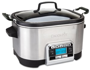 Crock-Pot CSC024X 5.6 L Slow Cooker, Black, Stainless Steel