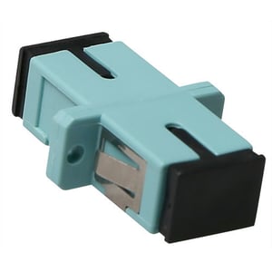 ACT EA1024 SC/SC Fiber Optic Adapter, 1 pc. Color: Aqua