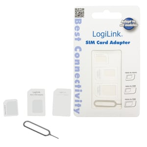 LogiLink AA0047 adapter kart pamięci flash/SIM Adapter do karty SIM