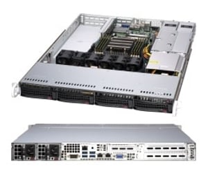 Supermicro AS-1014S-WTRT-EU serwer barebone Socket SP3 Rack (1U) Czarny
