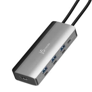 j5create Hub USB-C® HDMI™ 4K144 z elastycznymi portami - Slim 8 w 1