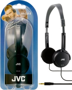 JVC HA-L50B Hörlurar med sladd, huvudbåge, svart