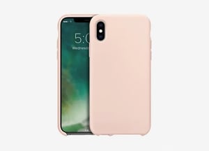 Xqisit Silicone Case pokrowiec na telefon komórkowy Czarny