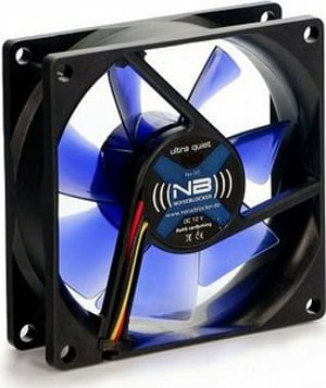 Noiseblocker BlackSilentFan X1 Obudowa komputera Wentylator 8 cm Czarny