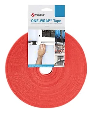 Velcro One Wrap Tape opaska kablowa Velcro cable tie Polipropylen (PP) Czerwony 1 szt.