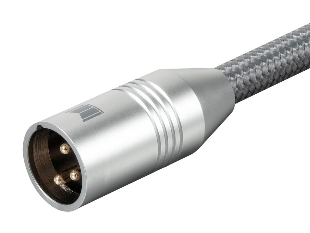 Monoprice 33838 kabel audio 2 m XLR Szary