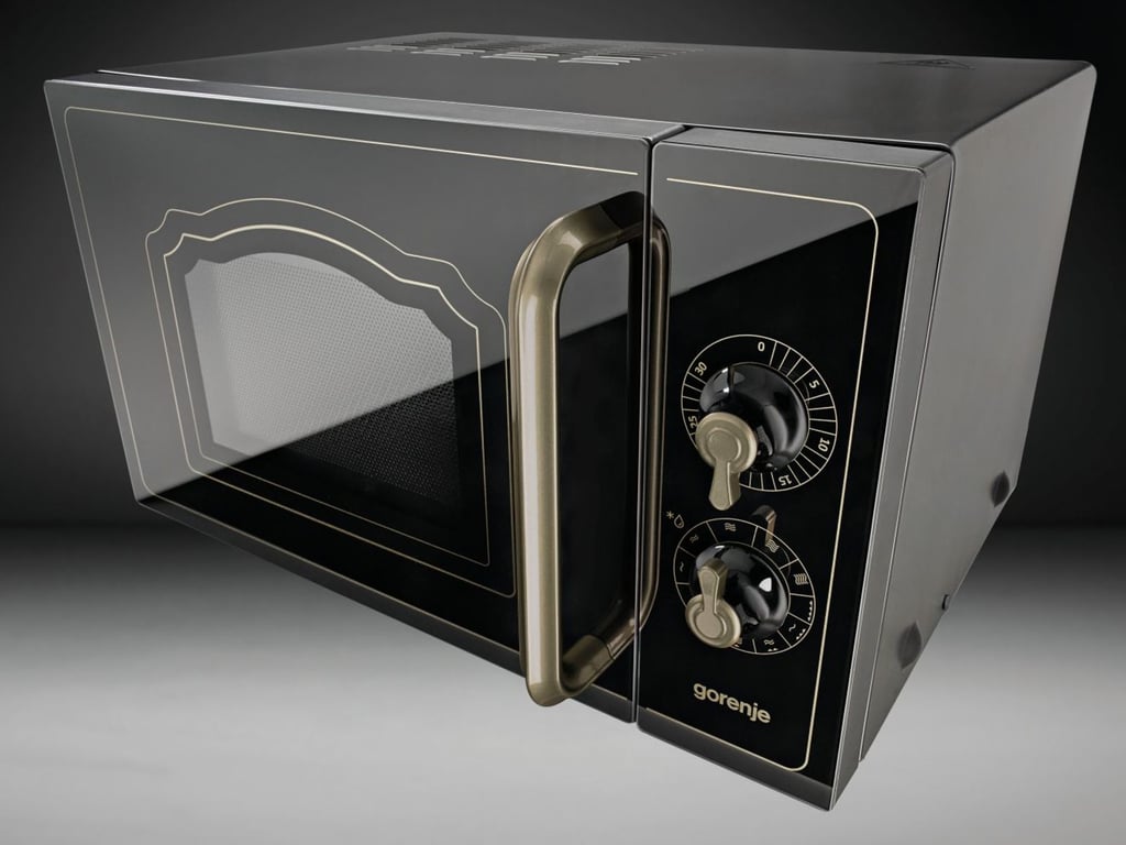 Gorenje MO4250CLB Czarny Mikrofalówka grill Blat 20 l 700 W