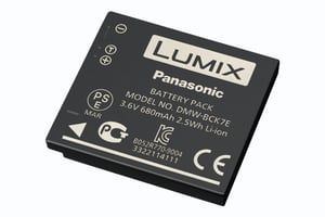 Panasonic DMW-BCK7 Lithium-Ionen-Akku (Li-Ion) 680 mAh