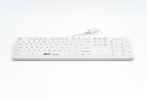 GETT KG25219 klawiatura Medyczna USB Niemiecki Biały