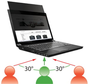 Mobilis 016227 filtr do ekranu 33,8 cm (13.3") Laptop Bezramkowy filtr prywatności na wyswietlacz